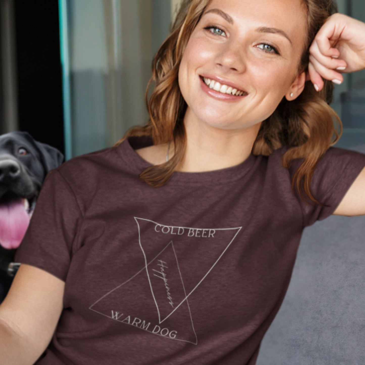 Cold Beer Warm Dog Tee