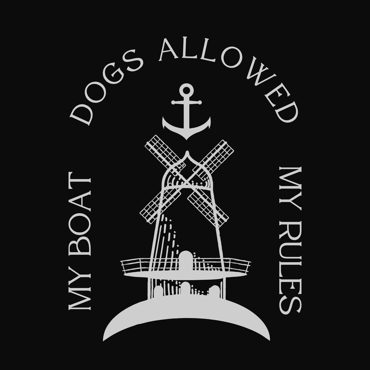 My Boat My Rules- Dogs Allowed Tee