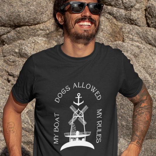 My Boat My Rules- Dogs Allowed Tee