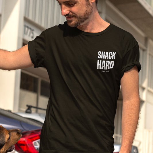 Snack Hard Play Hard Tee