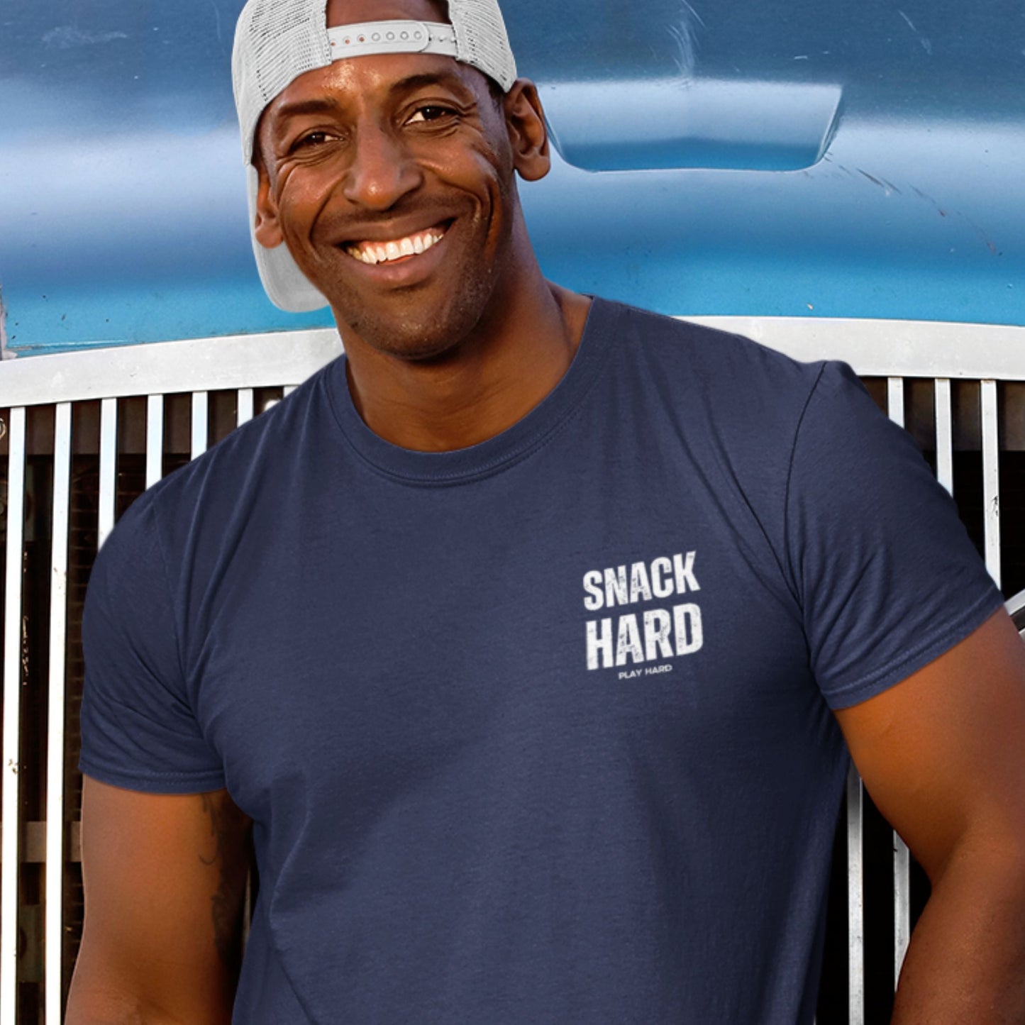 Snack Hard Play Hard Tee